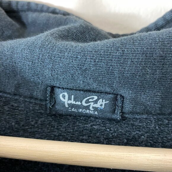 John Galt Black Cotton Pullover Oversized Sweater One Size - Picture 4 of 9